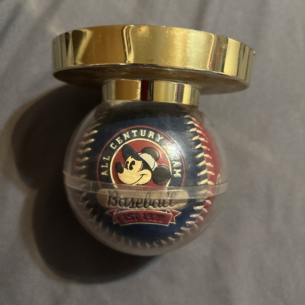 Disney Mickey Mouse All Century Team Baseball Mickey's Steamboats Souvenir Ball